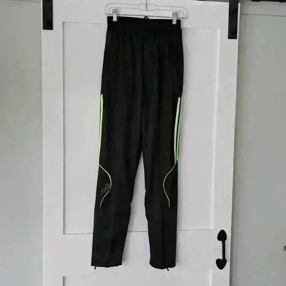 Sport Best Fashion Other - Boy's Cool Wicking Joggers - Color: Black w/ Neon Green Accents - Size XL (Boys)